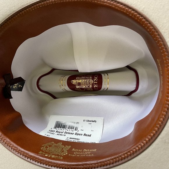 Stetson 1865 Distressed Open Road Royal Deluxe hat - Picture 3 of 9